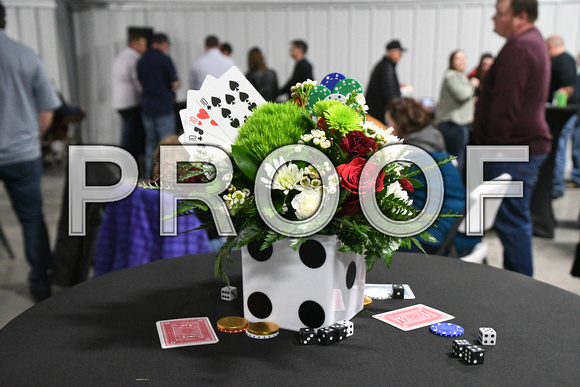 Casino Night centerpiece 4496