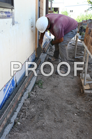 Lutheran church bricklaying 8570