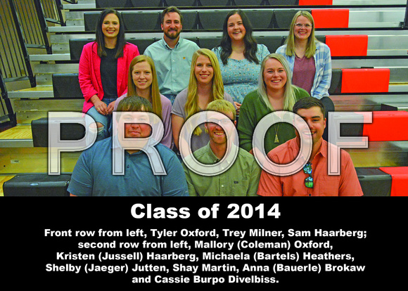 Class of 2014 5x7